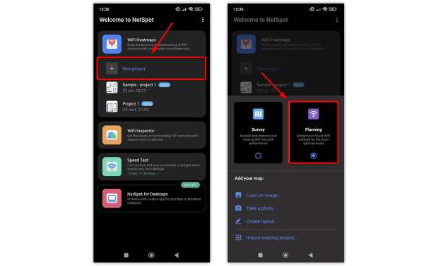 Create a New Project (Android)