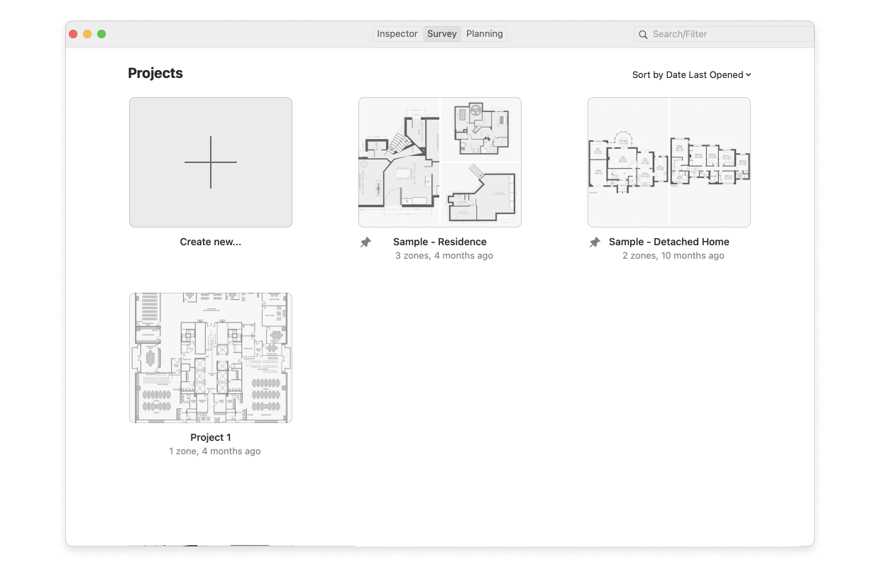 Create a new project Create a new project