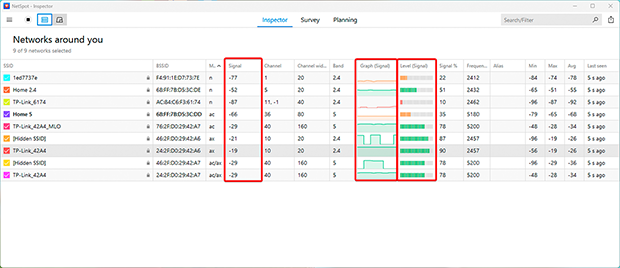 NetSpot — assess your Wi-Fi signal