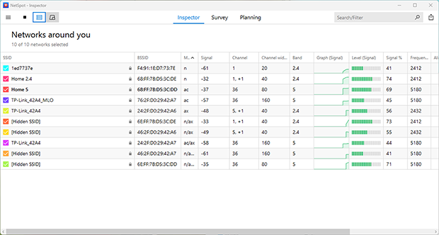 NetSpot — Inspector Mode
