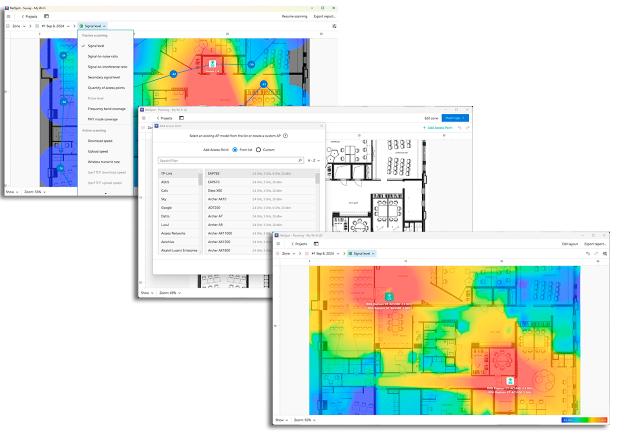 NetSpot — Mode de planification