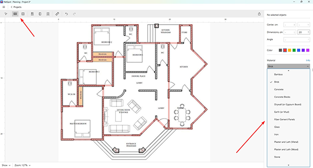NetSpot Planning Mode