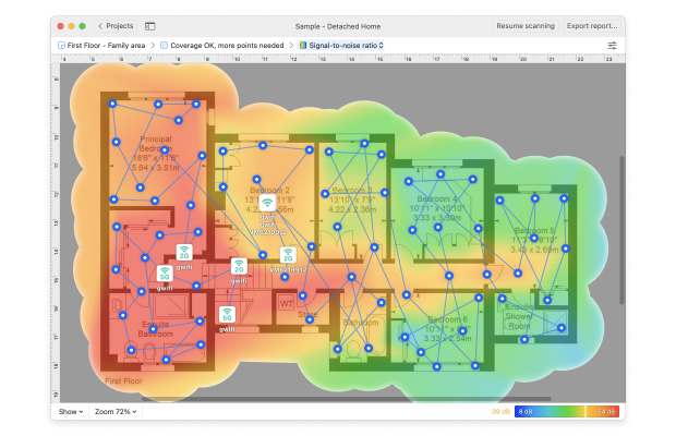 NetSpot — Signal heatmap