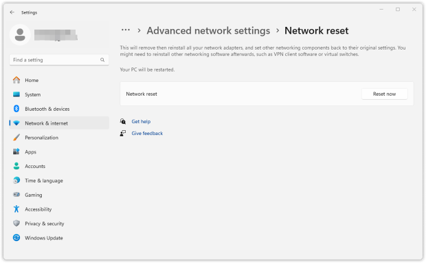 Reset Your Network Settings