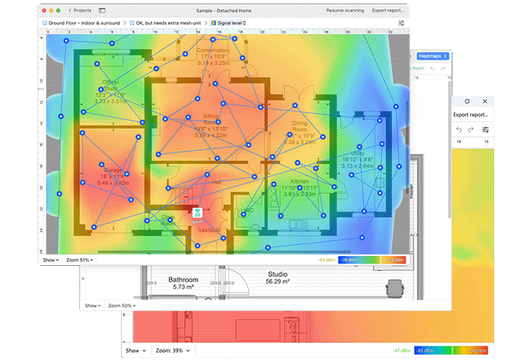 NetSpot — WiFi heatmaps
